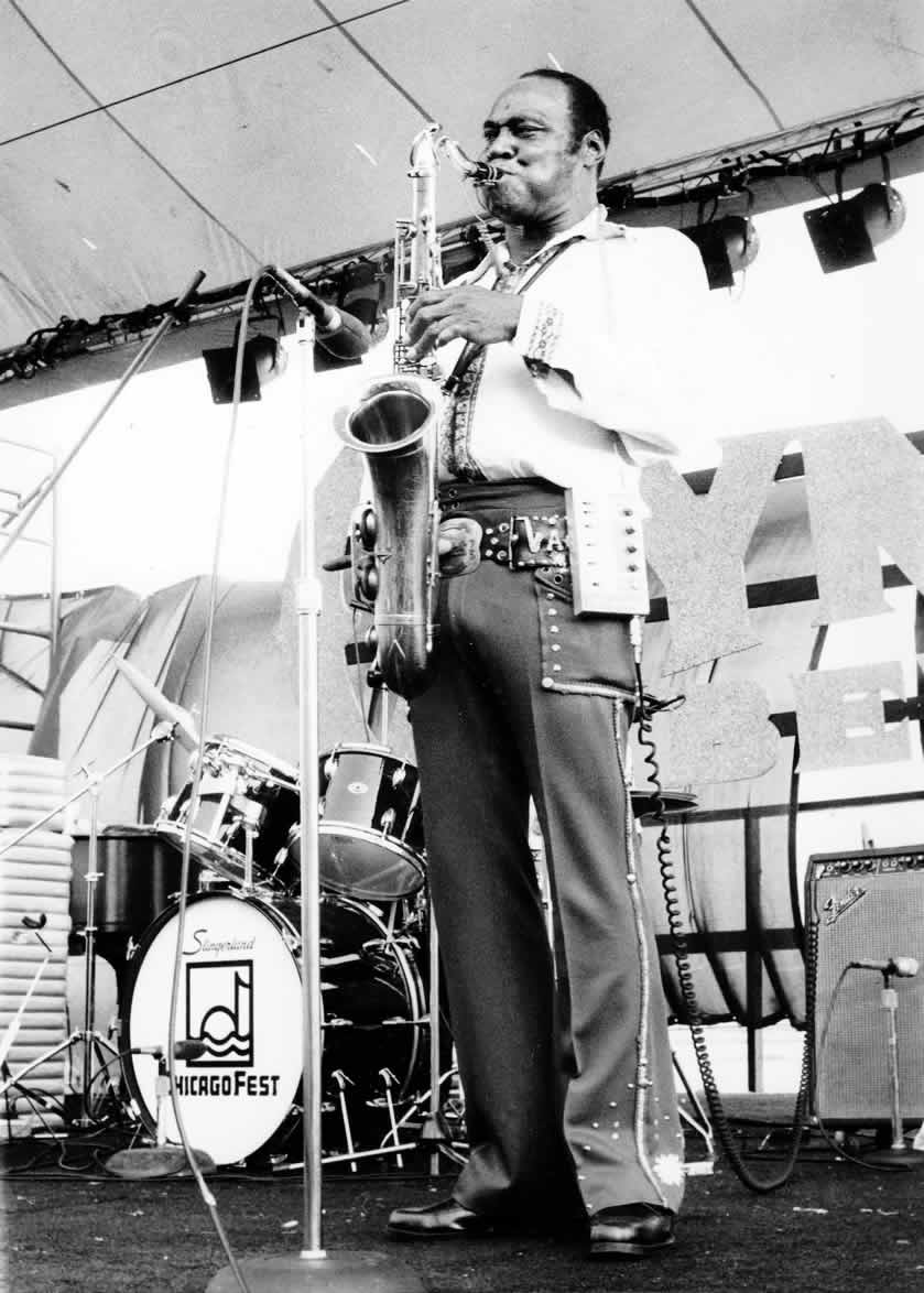 AC Reed at ChicagoFest in 1977 or 1979 - By Andre Hobus