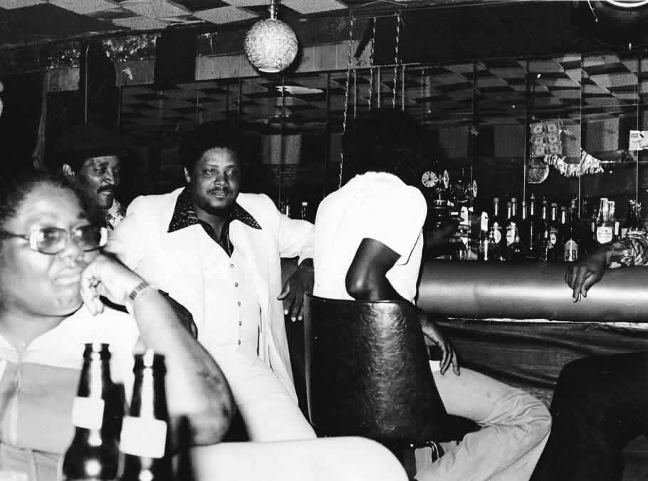 Andre Big Voice Odom at Checkerboard Lounge in 1977 or 1979 - By Andre Hobus