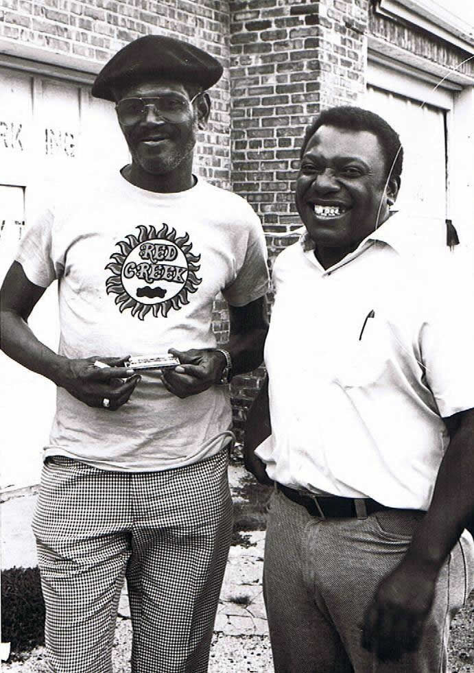 Big Walter Horton and Wild Child Butler - By Andre Hobus